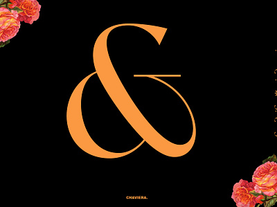 Ampersand in Chaviera font design display font elegant elegant font font design handpik illustration logo serif serif font serif typeface