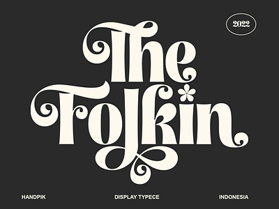 Folkin Display Font