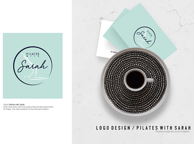 Branding for Pilates with Sarah branding icon illustration illustrator logo logodesign logos minimal