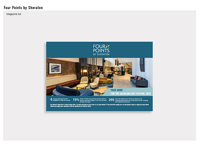 Advertising Design for Four Points by Sheraton