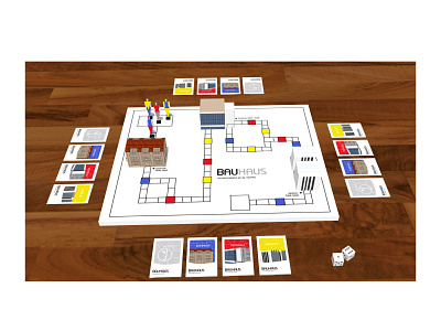 BauHaus Game Board bauhaus game design ilustrator tendencia