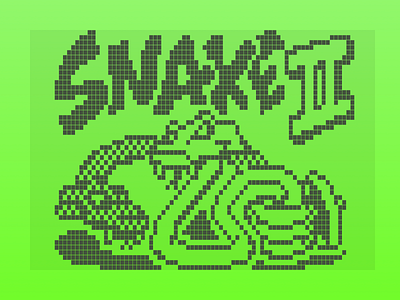 Snake II design gaming mobile nokia pixel pixelart retro snake