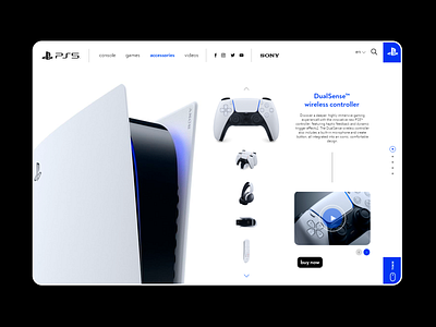 Website Concept PS5