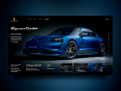 Website Concept Porsche