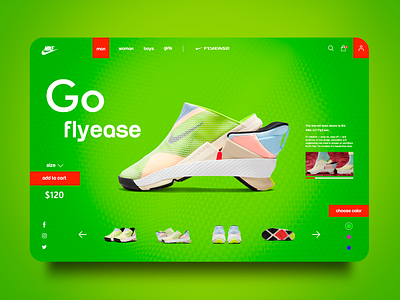 Website Concept Nike concept design design landing page landing page ui landingdesign ui ux web websiteconcept