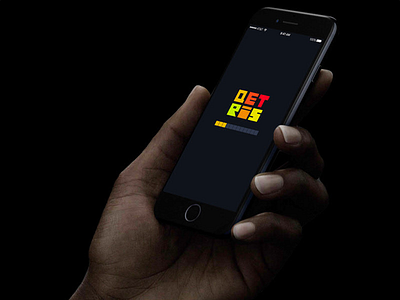 QETRIS game design app art black creative design illustration logo vector