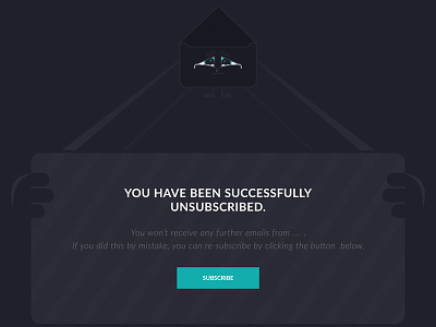 Unsubscribed black blue character crying illustration mail subscribe unsubscribe unsubscribed