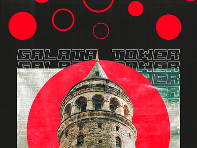 Istanbul Galata Tower Poster design galata galata tower istanbul istanbul galata tower poster poster design tower