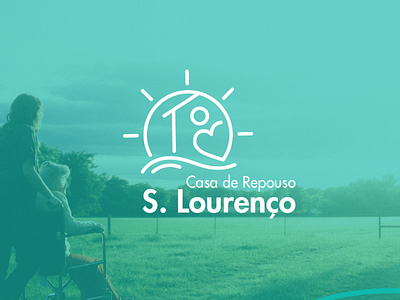 S.Lourenço logo adobe illustrator design futura logo minimalist nursing house