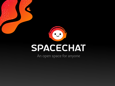 SpaceChat Logo Design - Dark astro astronaut chat app mobile logo mobile messenger outer space sms app space space logo
