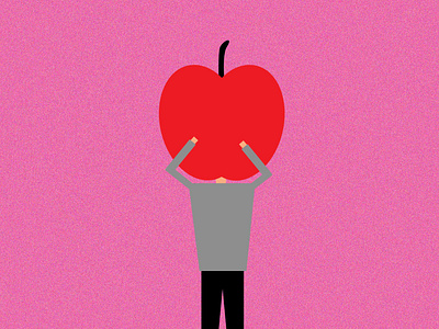 apple man animation art artwork creative design illustration illustrator minimal photoshop vector