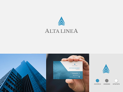 Alta Linea Logo branding design logo