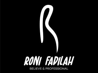 LOGO RONI FADILAH branding graphicdesign logo logodesign logotype mascot logo vector