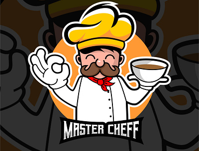 Master Chef Logo 2 branding graphicdesign grapicdesign illustration logo mascot mascot character mascot logo mascotlogo vector