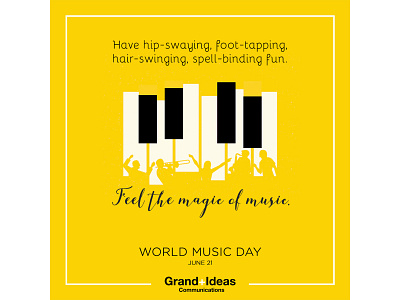 World Music Day adobe photoshop illustrator branding design editing photo illustration typography