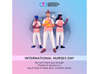 International Nurses Day adobe photoshop illustrator branding design editing photo illustration typography