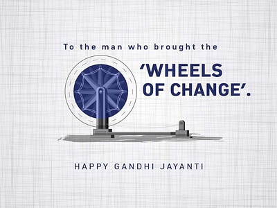 Gandhi Jayanthi adobe photoshop illustrator branding typography