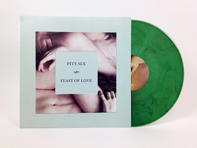 Pity Sex Feast of Love LP album art album artwork album cover design graphic design photography product design vinyl record
