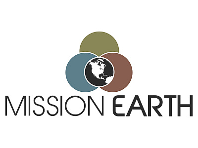 Mission Earth Logo branding design graphic design icon illustrator logo logo design type typography vector