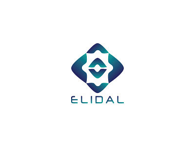 Elidal boldflower elidal geometric logo sign