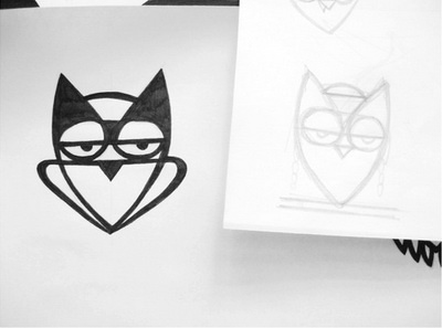 Works in progress! bird boldlfower design logo owl owlox