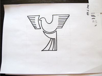 Works in progress! adalson bird boldlfower dove logo wings