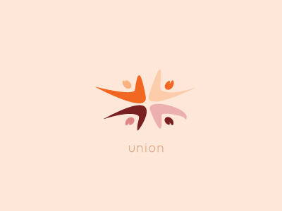 Union boldflower logo union