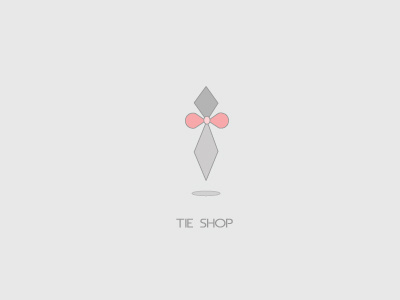 Tie Shop boldflower logo shop tie