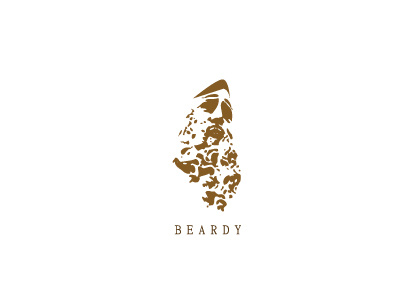 Beardy beard beardy boldflower head logo men old