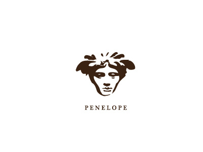 Penelope boldflower head logo penelope women