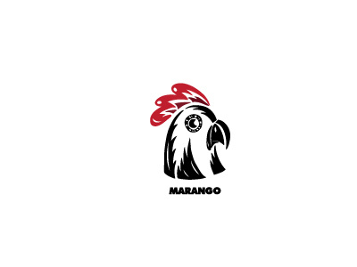 Marango bird boldflower logo marango