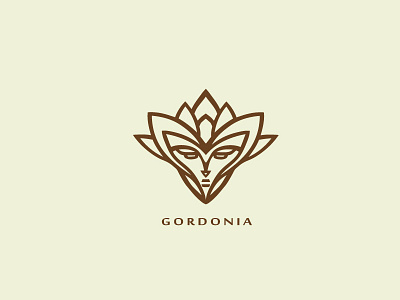 Gordonia boldflower gordonia head logo victory woman