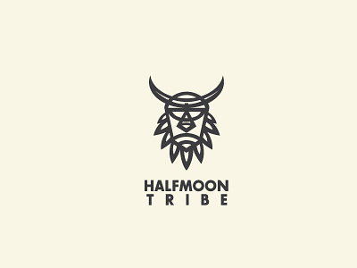 Halfmoon Tribe boldflower halfmoon mask moon tribe