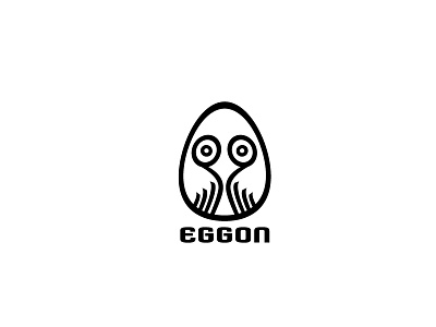 Eggon bird boldflower egg logo owl