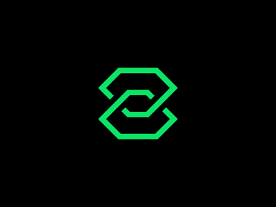 SuperRare - Logo Concept app black branding concept design graphic design green icon identity illustration inspiration letter logo mark minimal nft rare s typography website