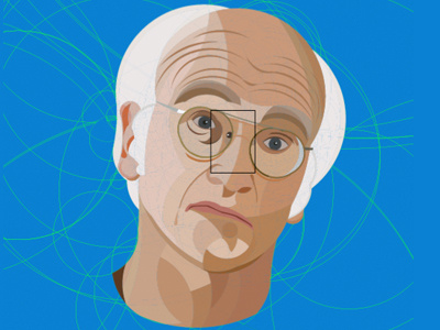 Larry David Illustration