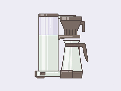Technivorm Moccamaster coffee craft design doodle illustration moccamaster vector