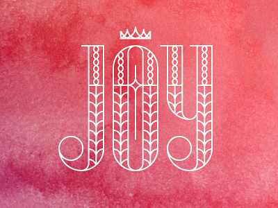 Joy christmas cross crown holidays joy lettering lines pattern star