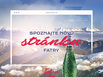 FATRA facebook post #06 bottle crystals fatra green mineral mountains nature product web