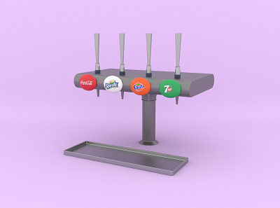 Beverage Machine 3d machine maya product