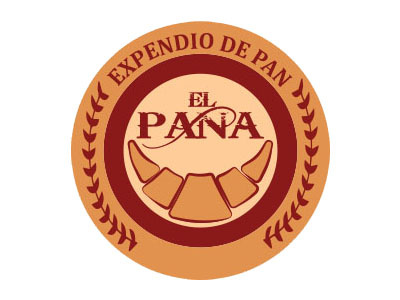 EXPENDIO DE PAN EL PANA branding design logo