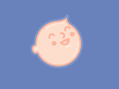 Baby Bubble Blue baby blue bubble illustration titofolio vector