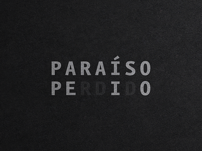 Paraíso Perdido editorial books editorial logo mark paradise paraíso perdido titofolio