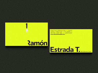 Ramón Estrada brand business card logo ret rocket titofolio