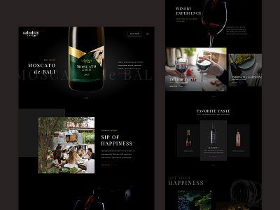 Winery Business Web Design design flat minimal ui ux web web design website winery