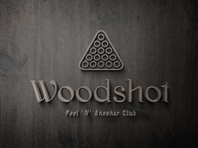 Woodshot pool 'n' snooker club logo