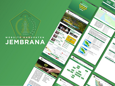 Evaluasi dan Perancangan UIUX Website Kabupaten Jembrana design design graphic mock ui ui ux uiux uiux designer uiuxdesigner userinterface uxdesign