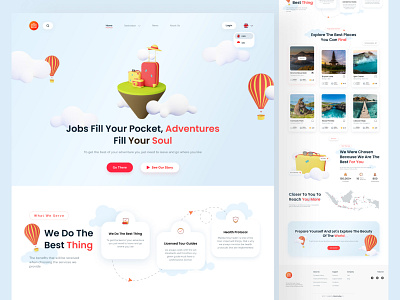 Travel Landing Page