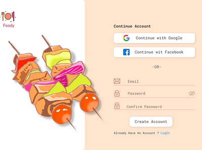 Create Account UI