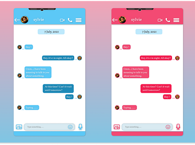 Android Chat UI android figma